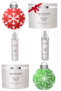 Winter Skin Wonderland Includes: Radiance Revitalizing Cleanser, Radiance Exfoliating Scrub, Radiance Wintermint Mask, and Radiance Intensive Recovery Cream