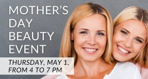 Mother's Day Beauty Event. Model image.